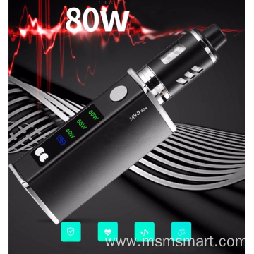 80w box mod huge vapor e-cigarette kit vape